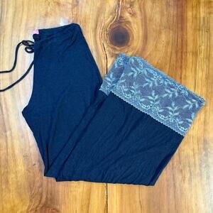 Vintage Y2K Wendy Glez Women's Pants Petite Small Lace Wide leg Pajama B3-16